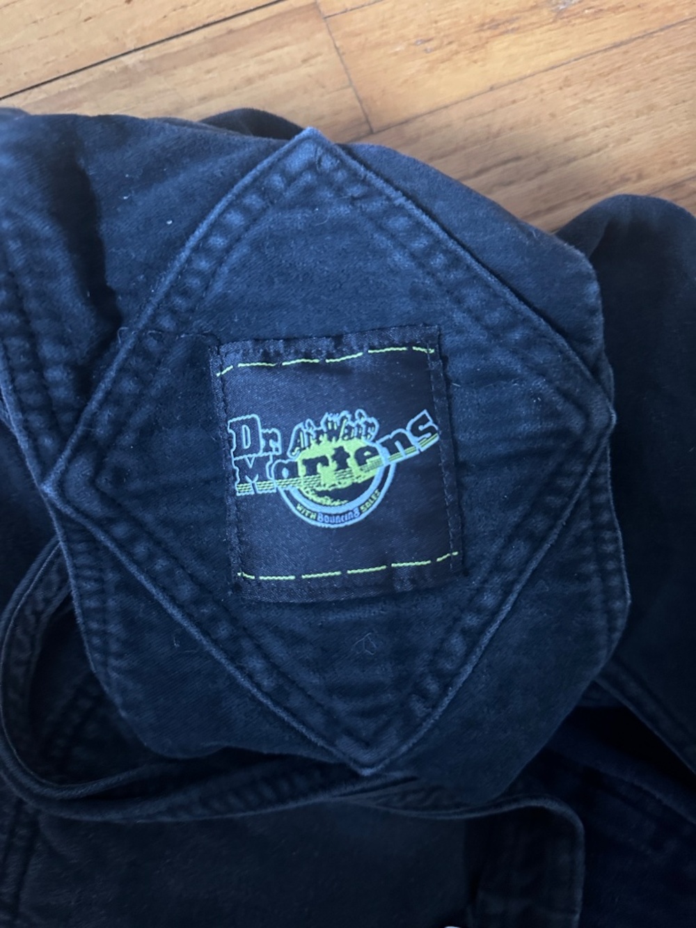 Dr. Martens Black Corduroy Overalls - Picture 2 of 3